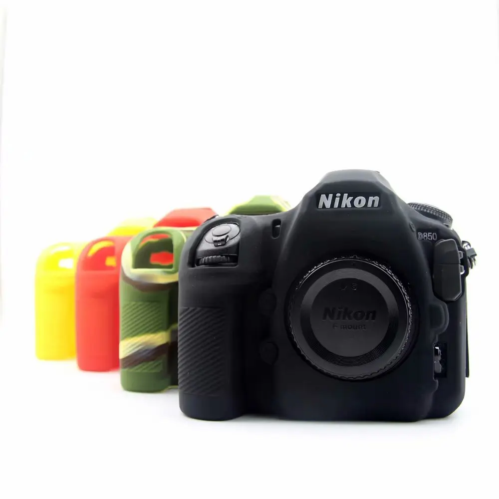 

Soft Silicone Case Bag Body Armor Cover Skin Protective for Nikon D850 Camera
