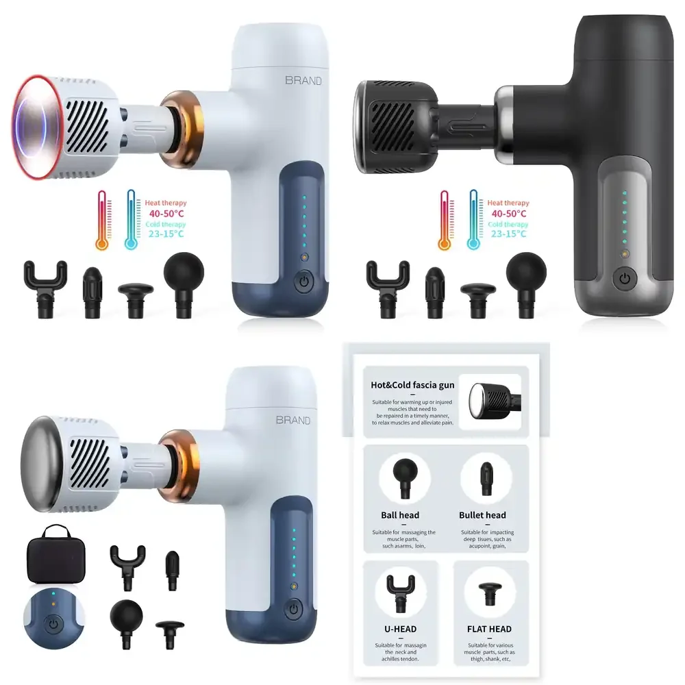 

Новинка 2025 года: Мини-массажер с функциями нагрева и охлаждения, горячими и холодными компрессами для профессионального глубокого вибромассажа тканей