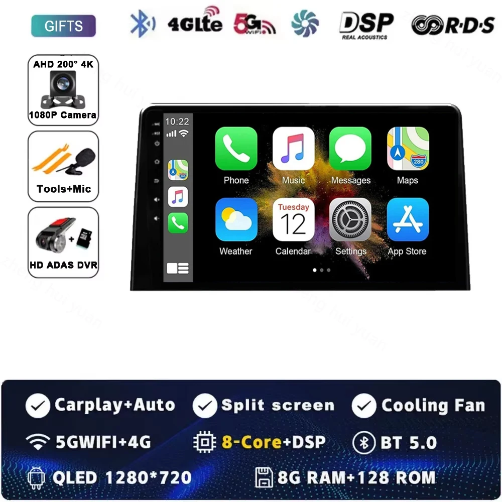 Android 16 Carplay autoradio multimediasysteem videospeler voor Citroen Berlingo 2019 Peugeot Partner Rifter 2020 voor Opel Combo