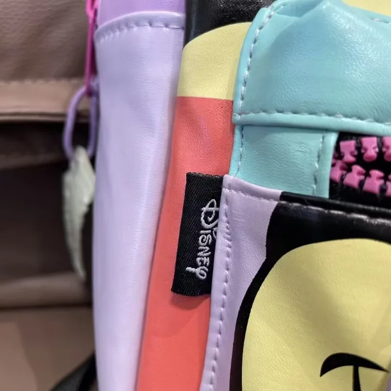 Disney Mickey New Children's Schoolbag High Quality PU Backpack Student Cartoon Cute Backpack