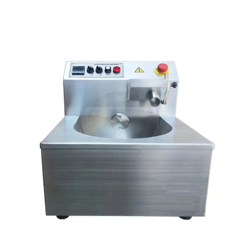 Mini Chocolate Tempering Machine Small Automatic 5 kg Mold Enrobing Coating Moulding Melting Machinery Chocolate Making Machine