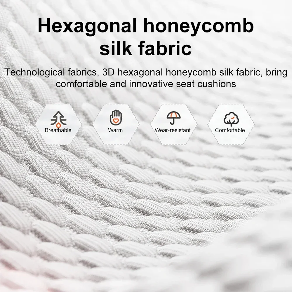 Car Seat Cushion for Four Seasons Ultra-thin Cool Breathable Seat Cover Summer Cool Pad Saddle Pad
