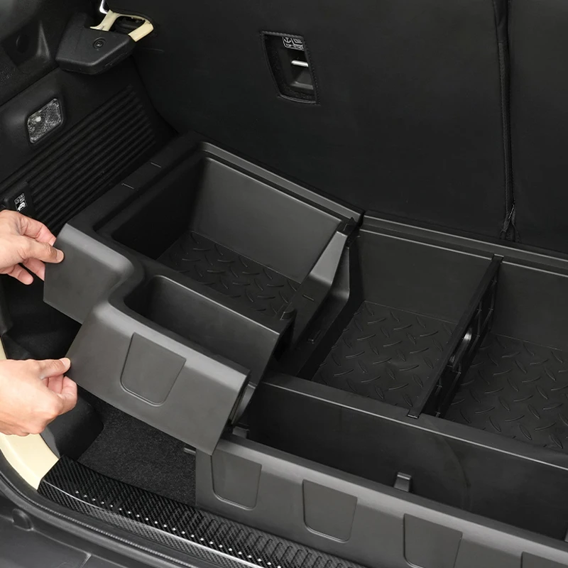 Car Trunk Storage Box Rear Cargo Organizer Collapsible Design For Suzuki Jimny Nomade 5-door 2022 2023 2024 2025 JB64 JB74 JC74