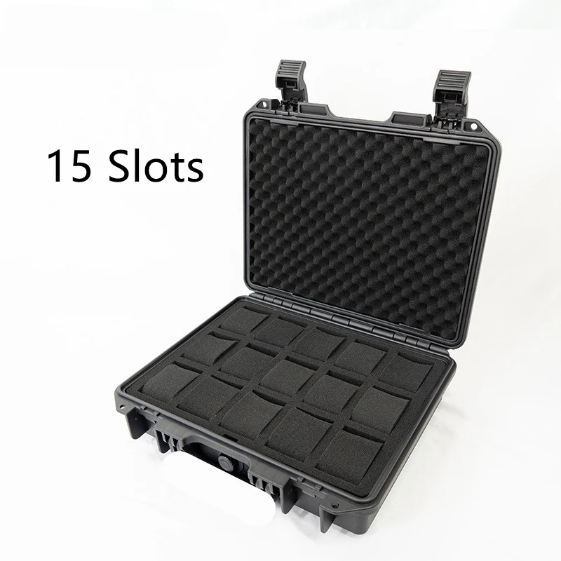 

15 Grid Watch Box case Waterproof watch organizer watch display stand Sponge Thickened Moisture-Proof Box watch case