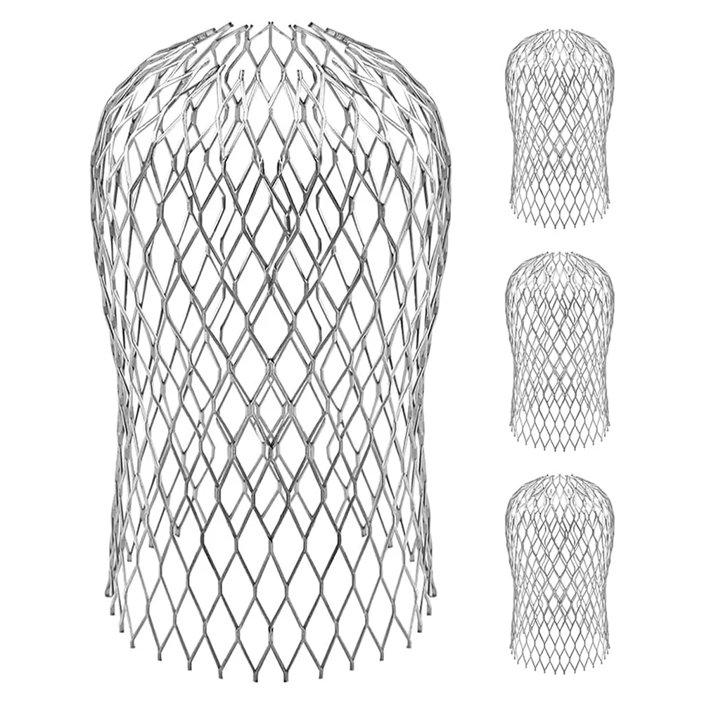 Aluminum Gutter Filter Mesh Gutter Screen Anti-Blocking Filter Leaf Debris Mud Trap Guards Drain Pipe Cover Roof Drainage Pipe