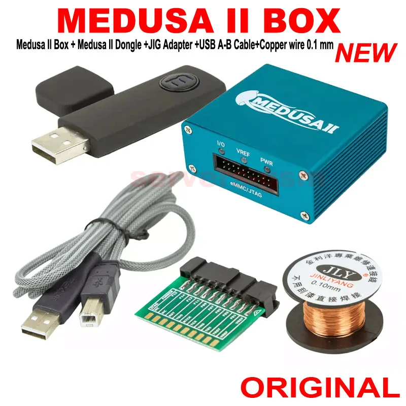 2024 NEW Original MEDUSA II BOX (Basic Set) with MEDUSA II DONGLE