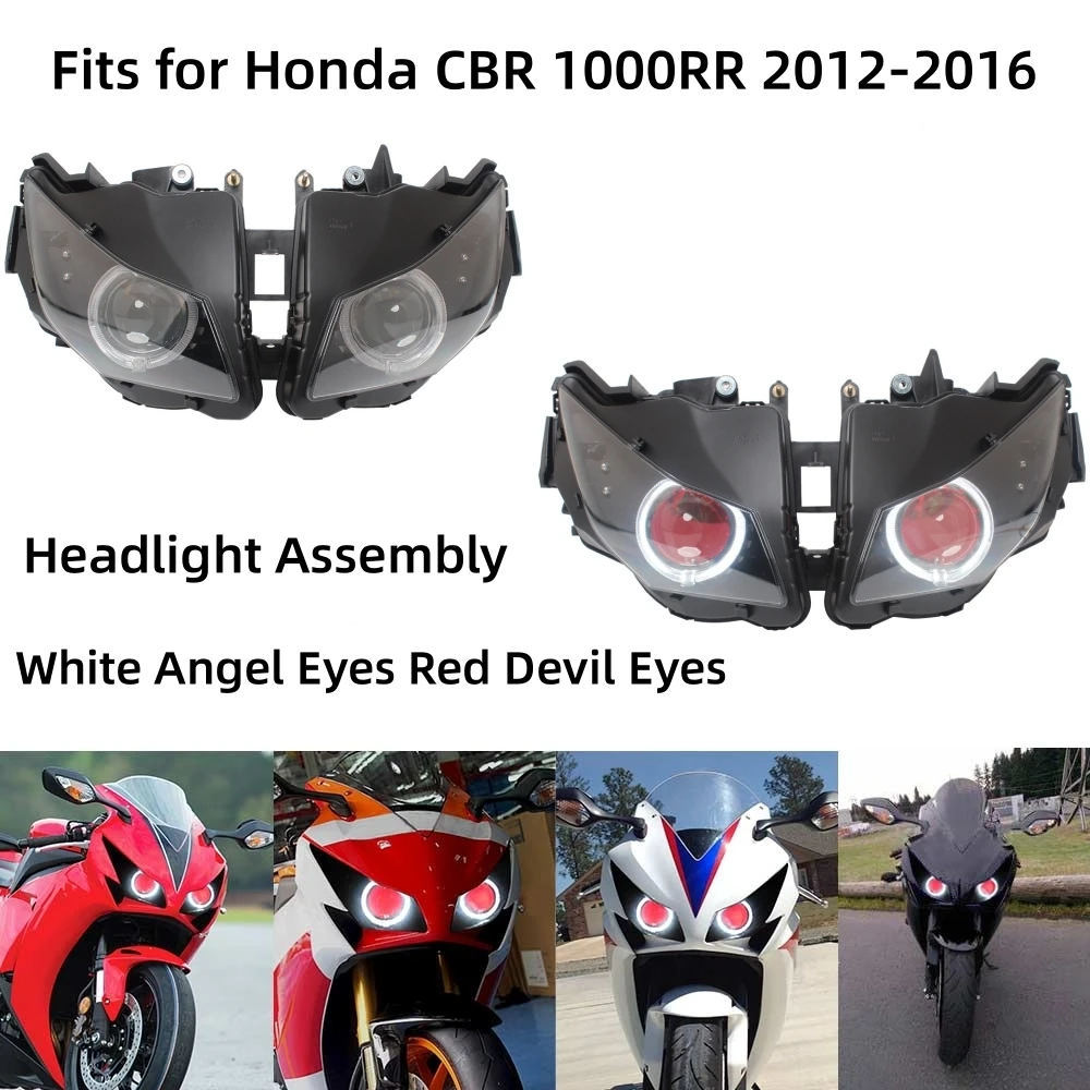 

Motorcycle Headlight Headlamp HID Projector Head Light Lamp For Honda CBR1000RR CBR 2012-2016 faro led moto Headlight Assembly