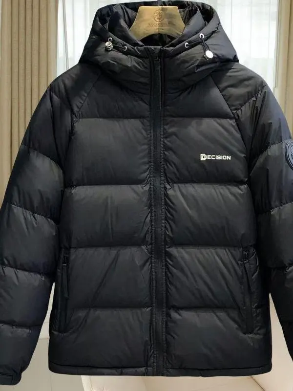 

Ультратонкая хлопковая куртка с капюшоном, легкая, модная зимняя верхняя одежда для мужчин и женщин, стильная, повседневная, теплая