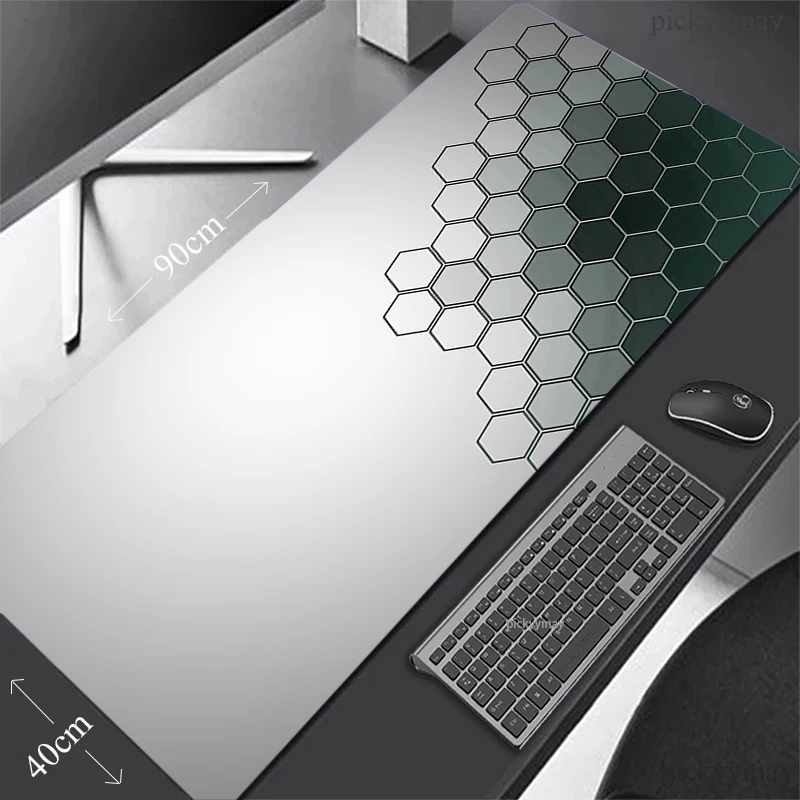 

Geometric Large Mouse Pads Mause Mat Gaming Mousepad Big Gamer Mousepads Locking Edge Rubber Keyboard Mats Desk Pad 900x400