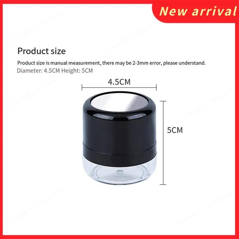 N89R Пустая рассыпчатая коробка для пудры, коробка для пудры для макияжа, портативная зеркальная коробка для рассыпчатой пудры, зеркальная основа для путешествий своими руками