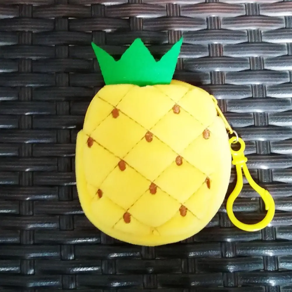 ALL Fruits Coin BAG - Small New 8CM Pineapple etc. Plush Coin Purse Wallet Pouch ; kid's Coin BAG Pouch Wallet