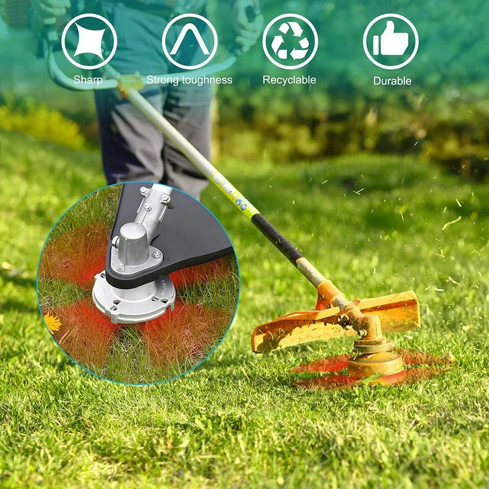 25PCS พลาสติกเครื่องตัดใบมีดเปลี่ยนสําหรับ Trimmer Garden เครื่องตัดหญ้า Strimmer ใบมีดสําหรับ Deko DKGT06 เครื่องตัดหญ้าอุปกรณ์เสริม