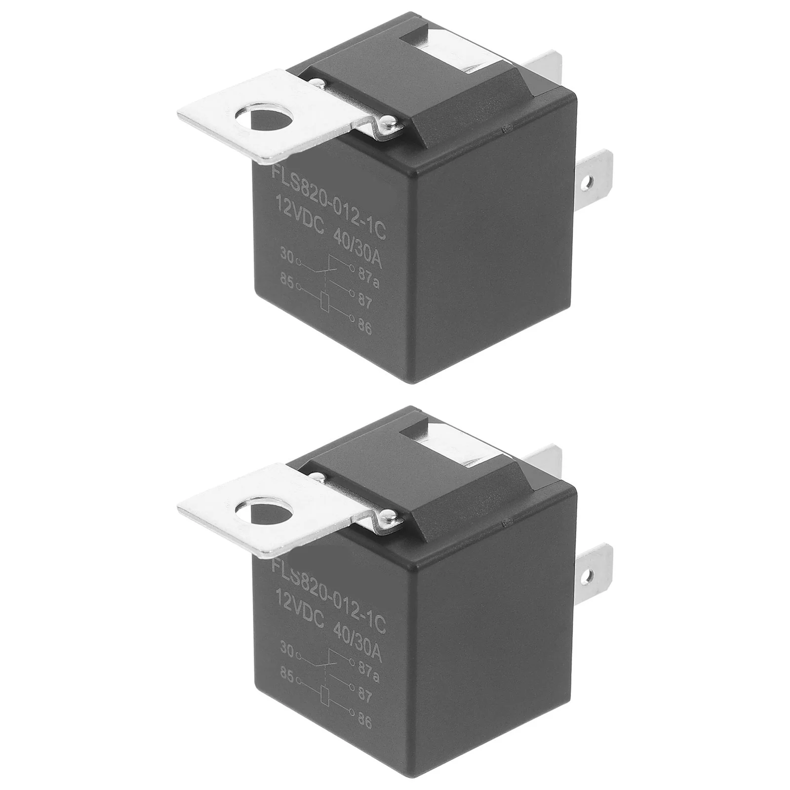 

2Pcs Automotive Relay 5 Pin 12V Durable Starter Relay for Car Truck Marine Relays for Marine Automotive Replacement Accessories