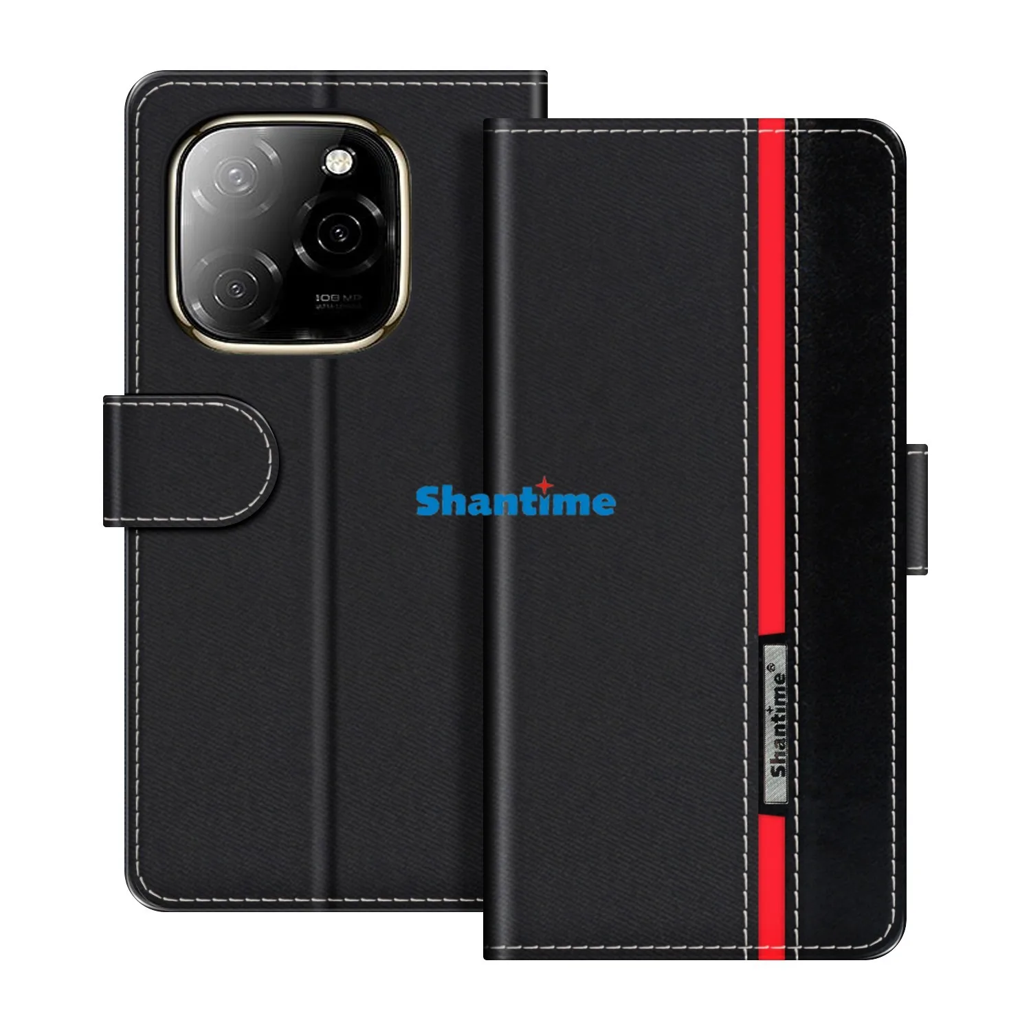 

compatible with Tecno Spark 20 Pro 5G protective case book wallet cell phone cover folding case stand cell phone case