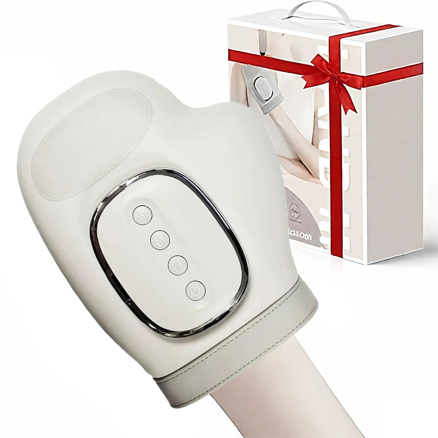 Nouveau masseur de main à compression par airbag, machine de massage des doigts, du poignet et de la paume, avec chaleur et vibrations, outil de relaxation, cadeau pour hommes et femmes