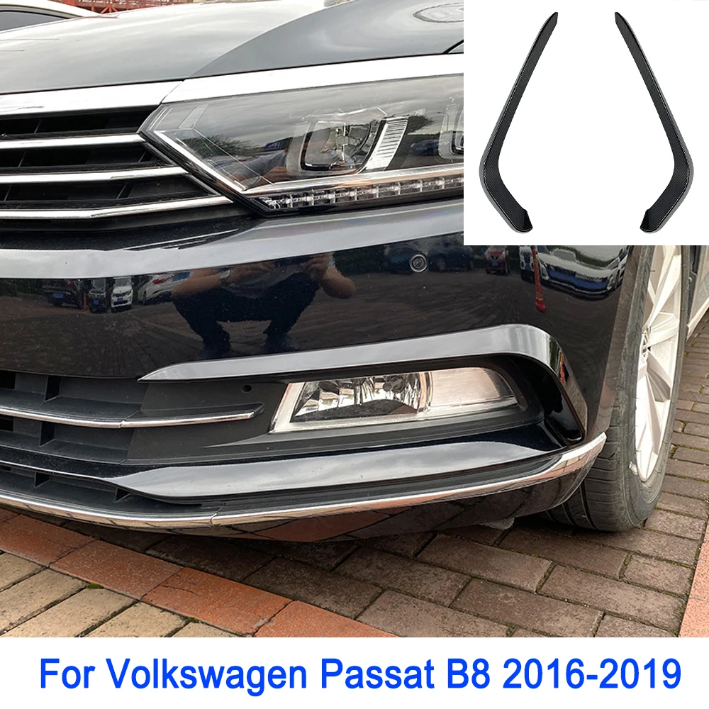 

Bumper Fog Light Frame Cover For Volkswagen VW Passat B8 2016 2017 2018 2019 Air Knife Trim Car Modification Accessories