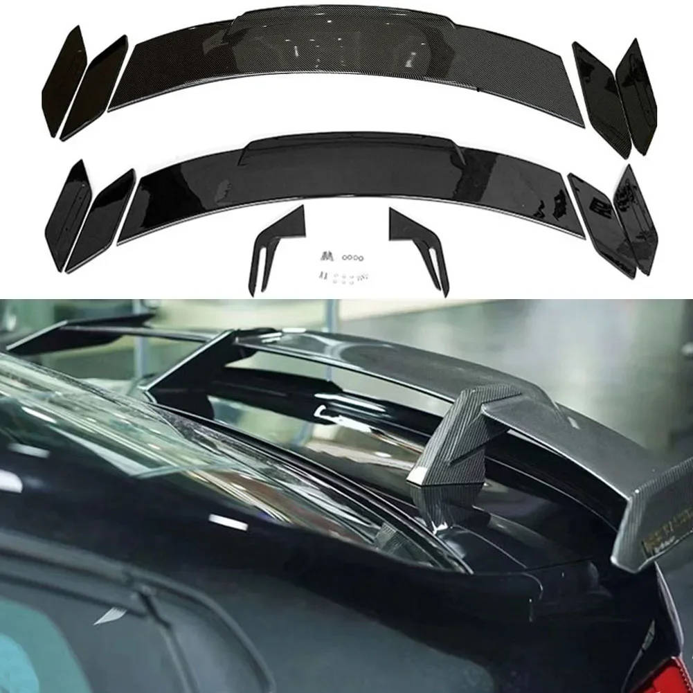 Rear truck Wing Rear Roof Spoiler For BMW M3 M4 G80 G82 2021+ MP Carbon Fiber Printed/Glossy Black