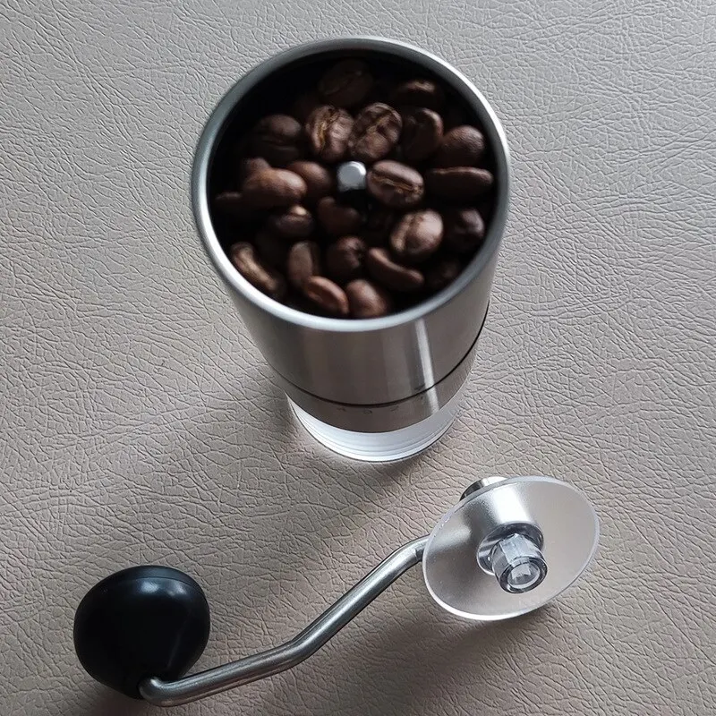 Manuelle Kaffeemühle Tragbare Kaffeebohnenmühlen Mini Edelstahl Einfache Hand Handgemachte Mühle Küche Zubehör Werkzeug