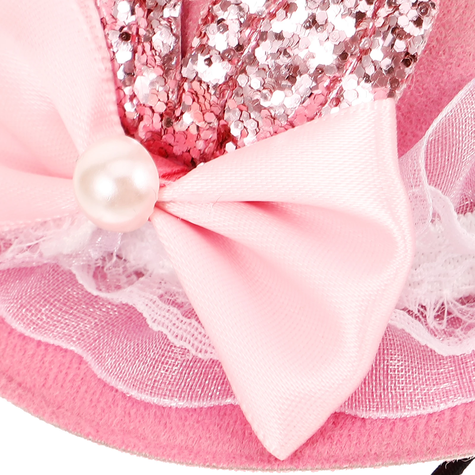 

Pet Hat 1Pc Pink Easter Bunny Decorative Puppy Cat Adjustable Rope Sun Protection Fashionable Party Prop Dog Hat