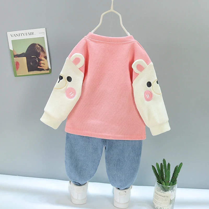 New Spring Autumn Baby Girls Clothes Children Boys Fashion T-Shirt Pants 2Pcs/Sets Toddler Casual Cotton Costume Kids Tracksuits