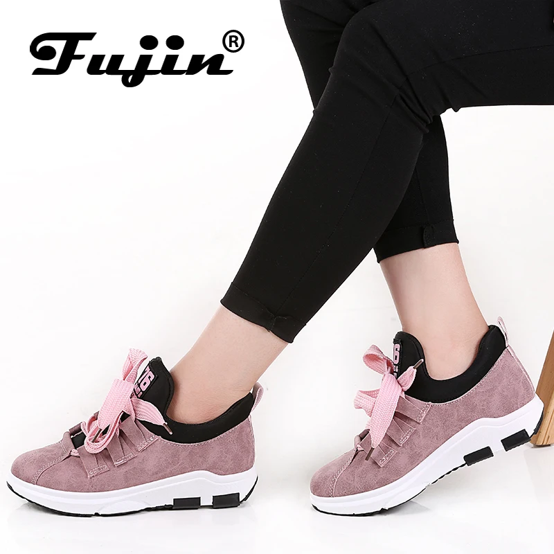 2024 Fujin  women new arrival sneakers Round Toe Female Casual Flats Outdoor Walking Shoes Comfortable Shoes Spring Summer Autum