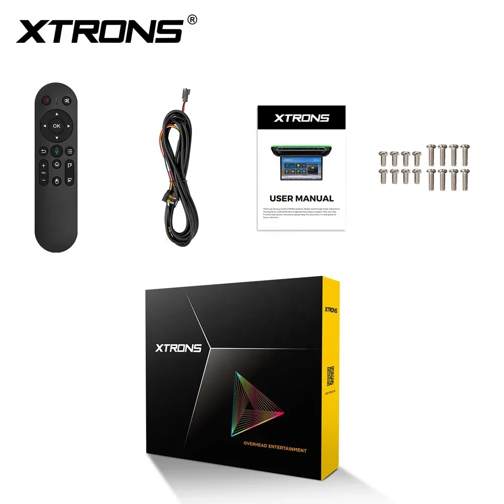 شاشة XTRONS مقاس 17.3 بوصة كهربائية مزودة بمحرك Android Car TV مع شاشة FHD IPS لسقف السيارة #5