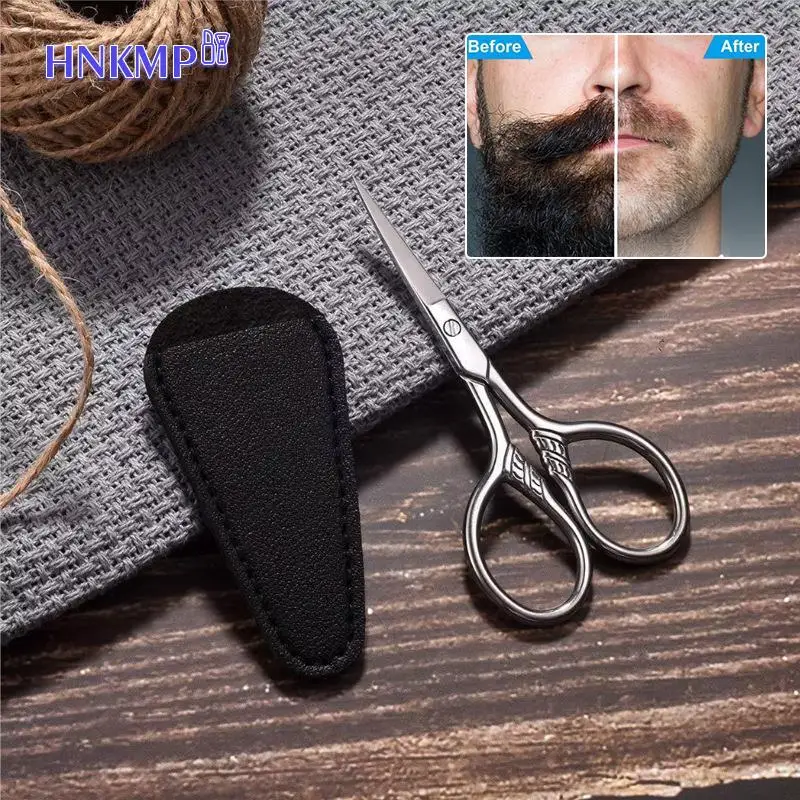 1Pc Stainless Steel Small Makeup Grooming Scissors Eyebrows For Manicure Nail Cuticle Beard And Mustache Trimmer Nose Hair Tool