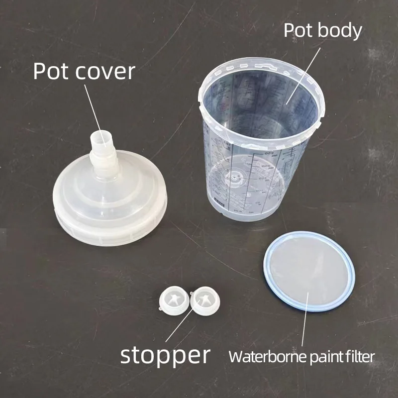 

SATA оригинальный немецкий 300 мл пистолет-распылитель на водной основе, чашка 125 мкм, одноразовый пистолет-распылитель для смешивания краски, горшок для покраски