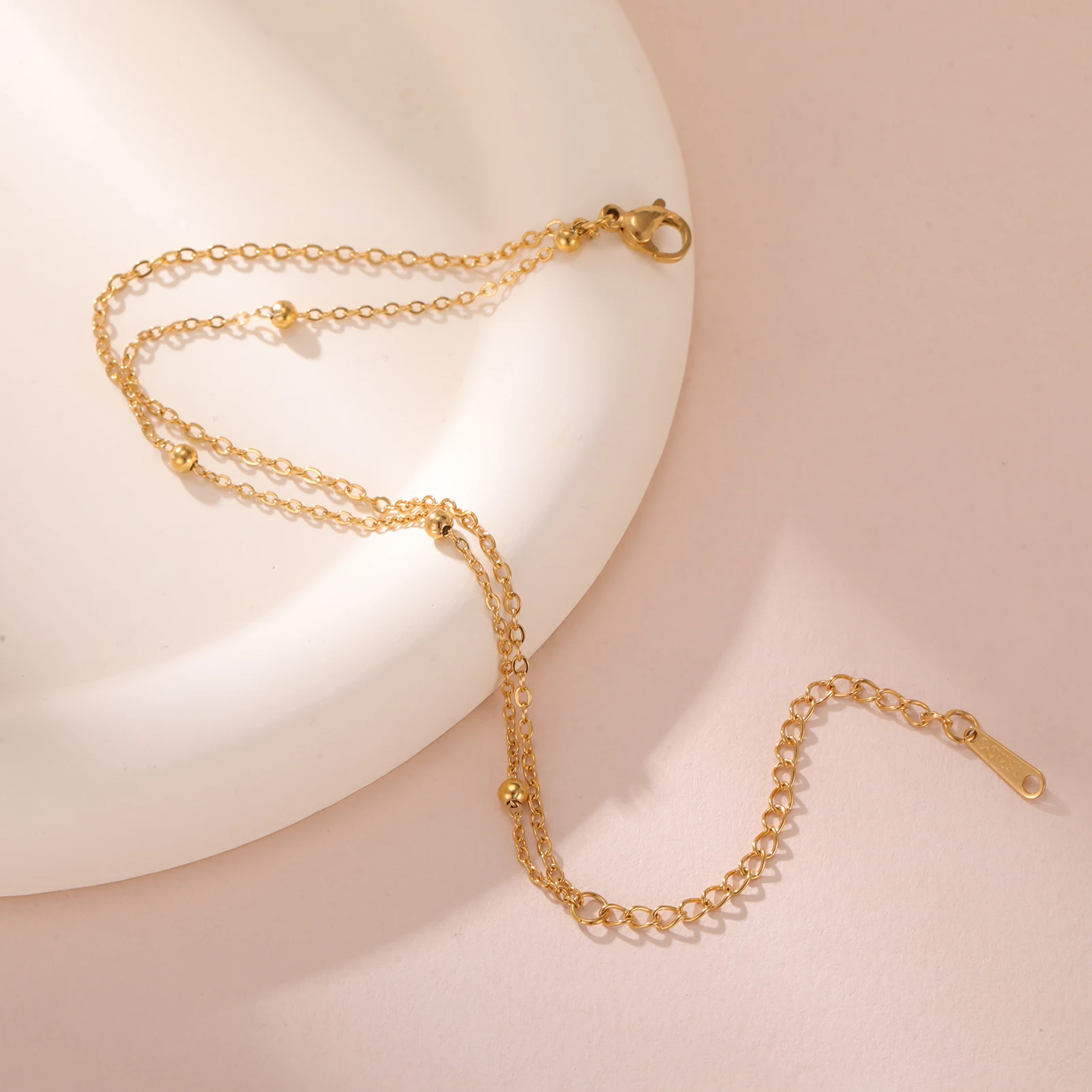 COOLTIME Edelstahl Gliederkette Armband verstellbare Figaro Kette DIY Herstellung Verbinder Armband Schmuck Zubehör – Detail 9