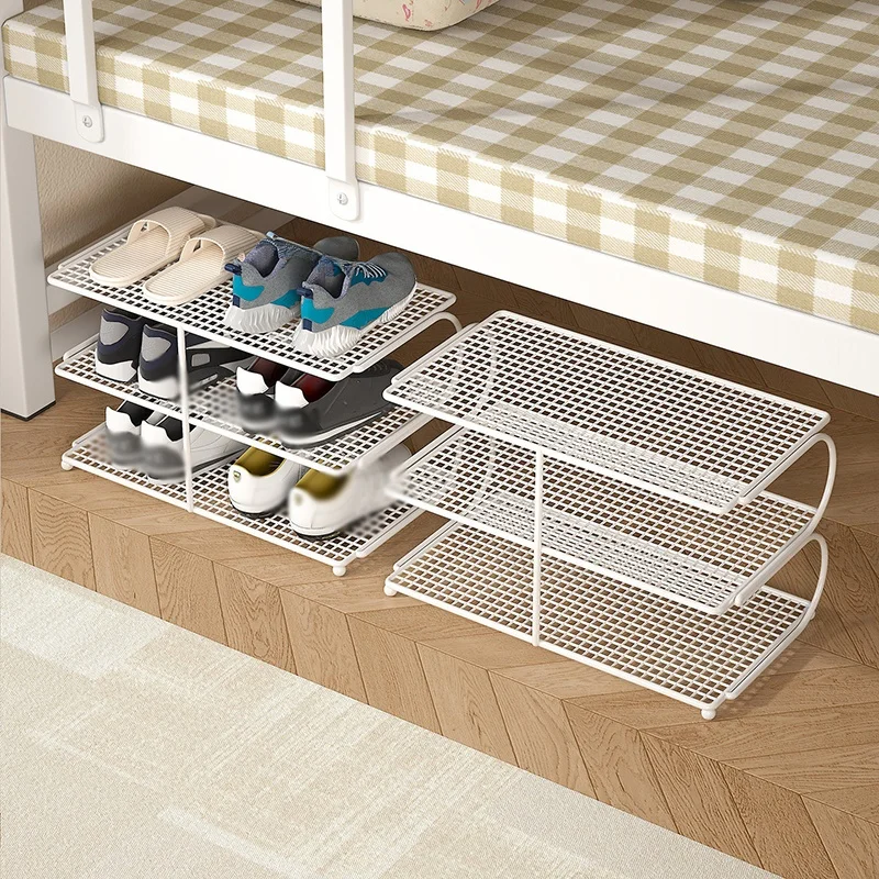 double-layer-metal-shoe-rack-simple-modern-entrance-hall-storage-organizer-for-dormitory-bed-bottom-and-home-entrance