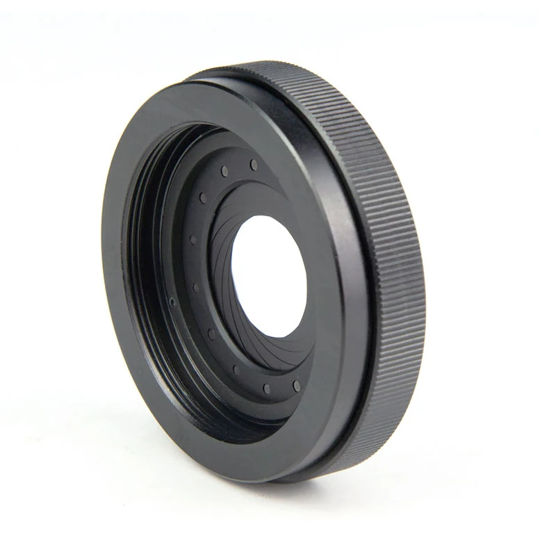 M30 To M37 Adjustable Aperture 1.5-26mm Iris Diaphragm Microscope Camera Optical Lens Adapter Rings Cover for PVS-14 PSV14 B36A