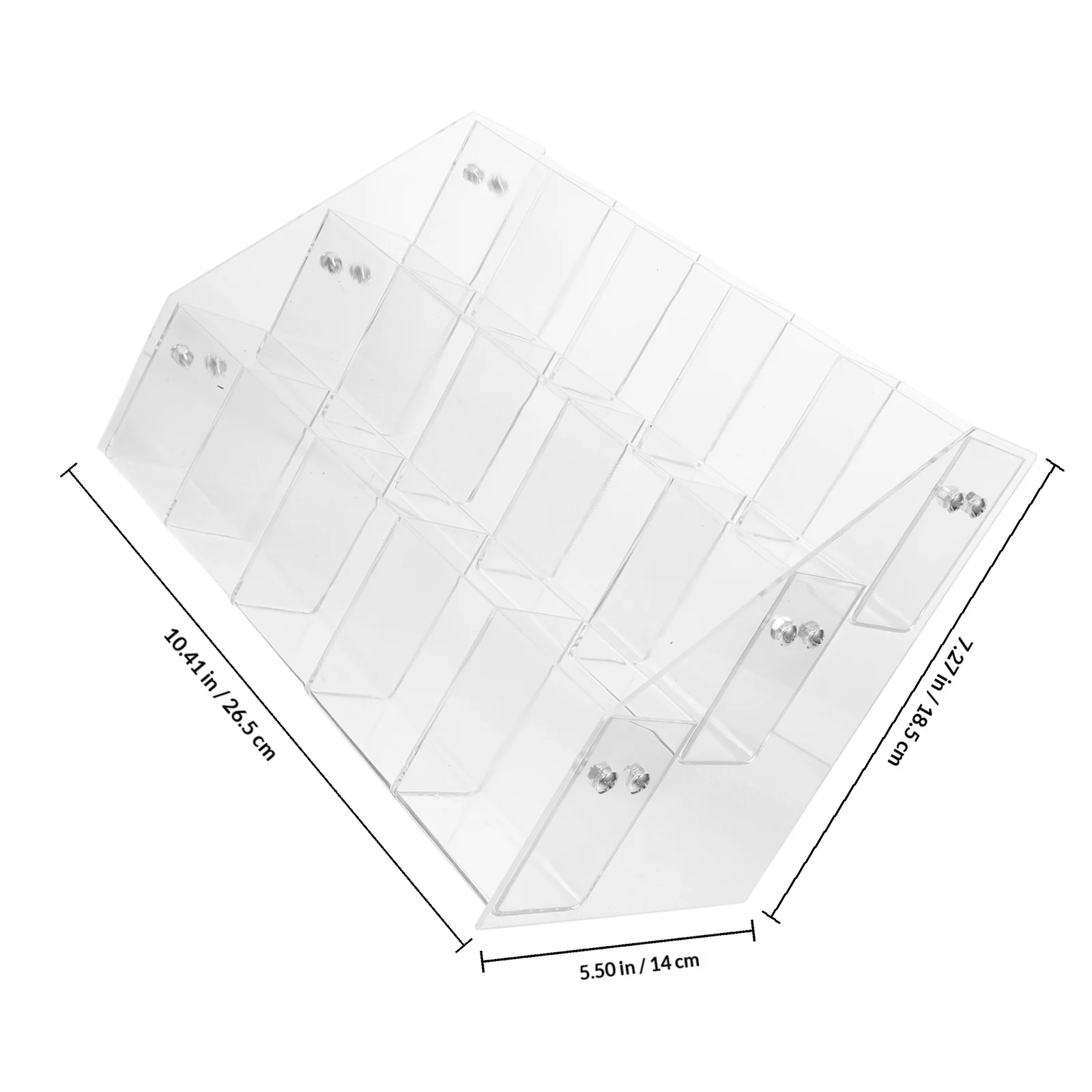 1pcs Clear Acrylic Pen Display Stand Pencil Marker Organizer Storage Rack For Desk Stationery Office School Home Decor