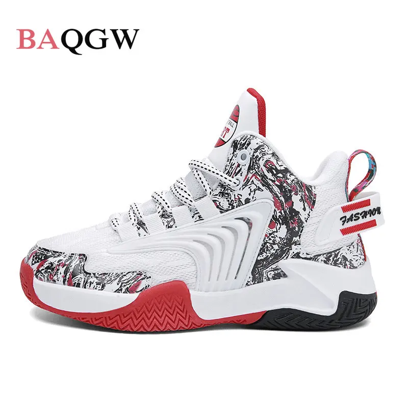 Children Winter Thick Shoes Boys Keep Warm High-Top Leather Casual Shoes Fashion Soft Outdoor Basketball Running Shoe Size 32-38