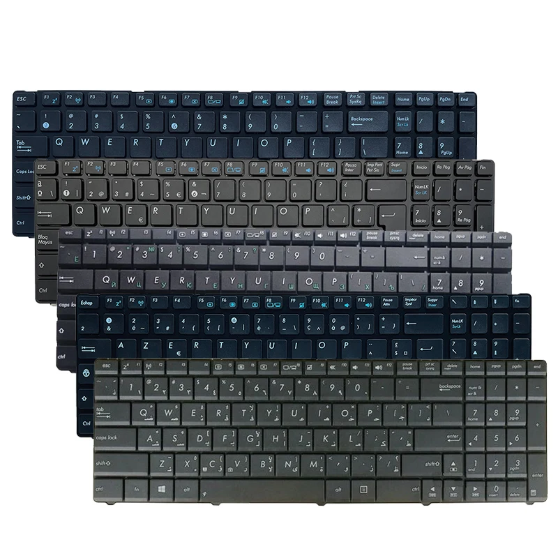 Klawiatura do laptopa US/UK/RU/SP/FR/AR/BR/TU dla ASUS A52 A52J/JC A53 A53S N73 N73S N73J F50 F50S P42/EI/EP P53 P53S P55V VX7 N60 N61 — zdjęcie 2