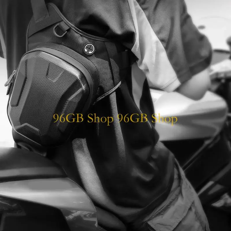 

96GB Motorcycle Riders Hard Case Thigh Bag Lightweight Polyester Storage Bag Water Resistant Secure Fit For All Body Types