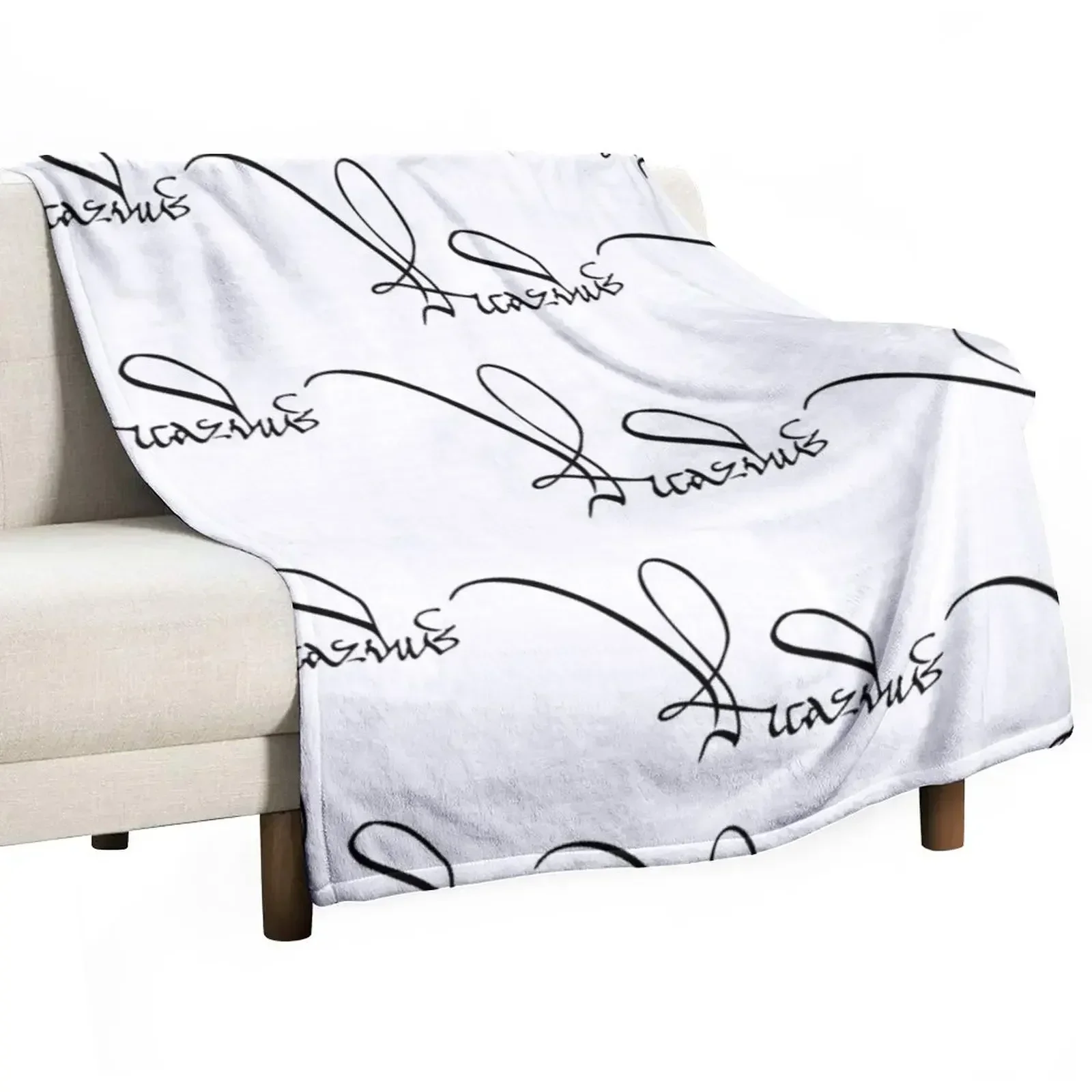 Signature of Richard III of England Throw Blanket Thermal Plush Cute Plaid Heavy funny gift Luxury Thicken Blankets