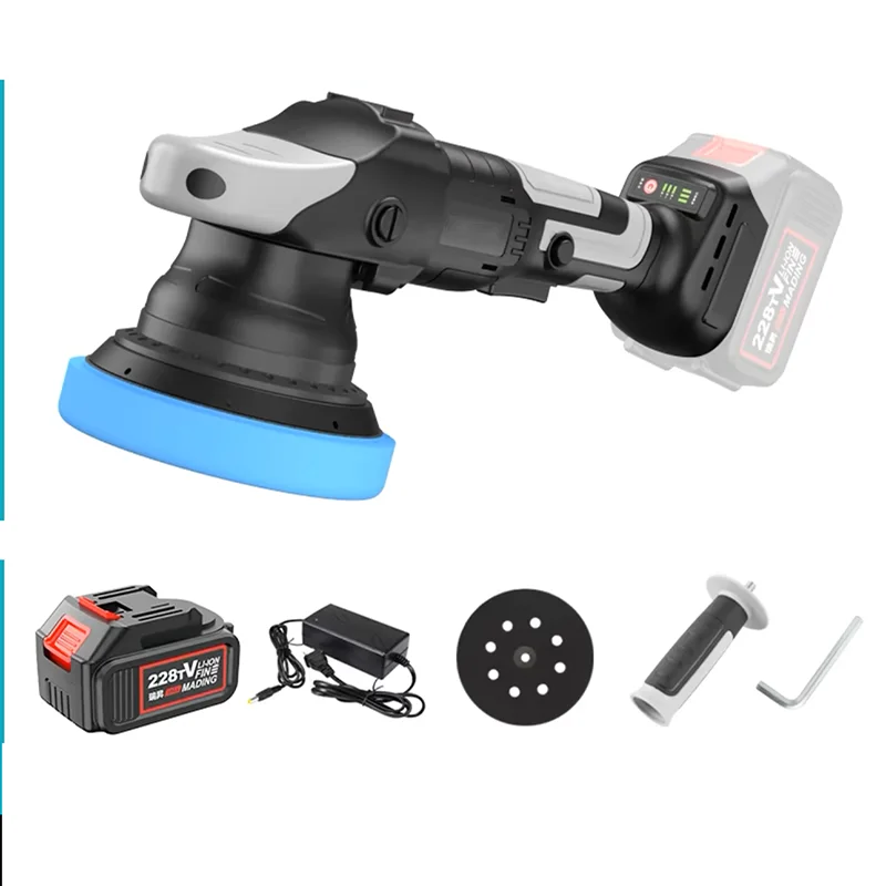 2025 Lithium electric polishing 21V wireless polishing motorcycle beauty polishing charging eccentric machine waxing machine