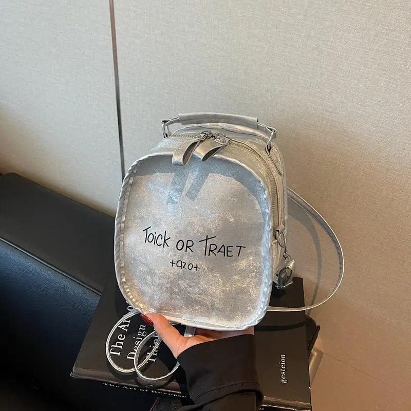 Adorable 2025 Women's Messenger Backpack, Casual Travel Gear, Lightweight and Ideal for Mobile Phones