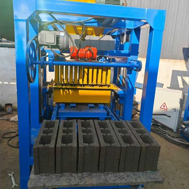 Plastic Brick Making Machine Recycled Concrete Block Cement Clay Interlock Manual Red Mud Bricks Making Machinery Automatic Tool