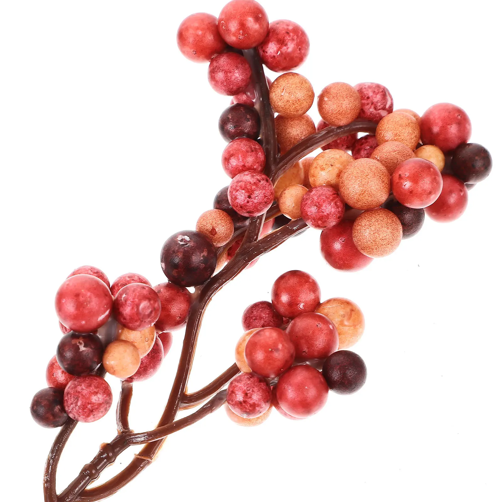 

12Pcs Artificial Christmas Berry Stems Faux Berries Picks Red Berry Decor Branches for Tree Wreath Floral Arrangement Festive