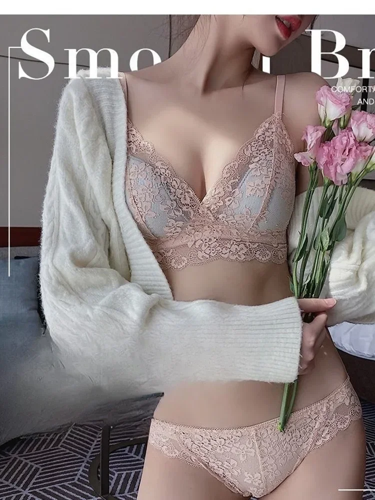 YUQI Ultradünnes kabelloses Bralette für kleine Brüste – Minimizer Lift verstellbare und atmungsaktive französische Sommer-Dessous |   Sexy Komfort