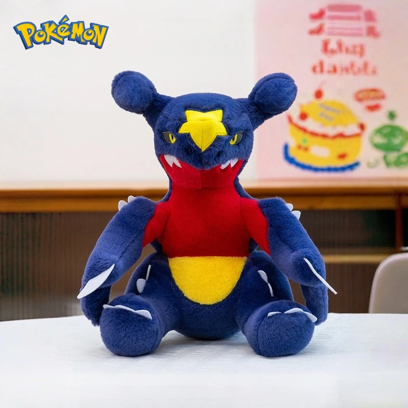 

70 см большой размер Pokémon Garchomp плюшевые игрушки мультфильм аниме Kawaii Peluche удобная мягкая кукла подушка орнамент детская игрушка в подарок
