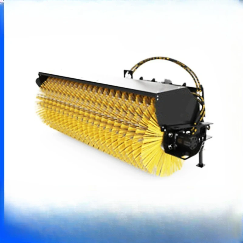 Multi-purpose road snow cleaner with roller brush closed sweeper