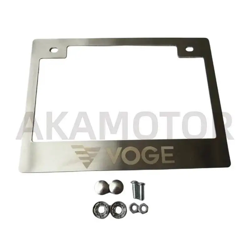 

Modified Stainless Steel License Plate Frame For Loncin Voge 500r/525r Lx500r