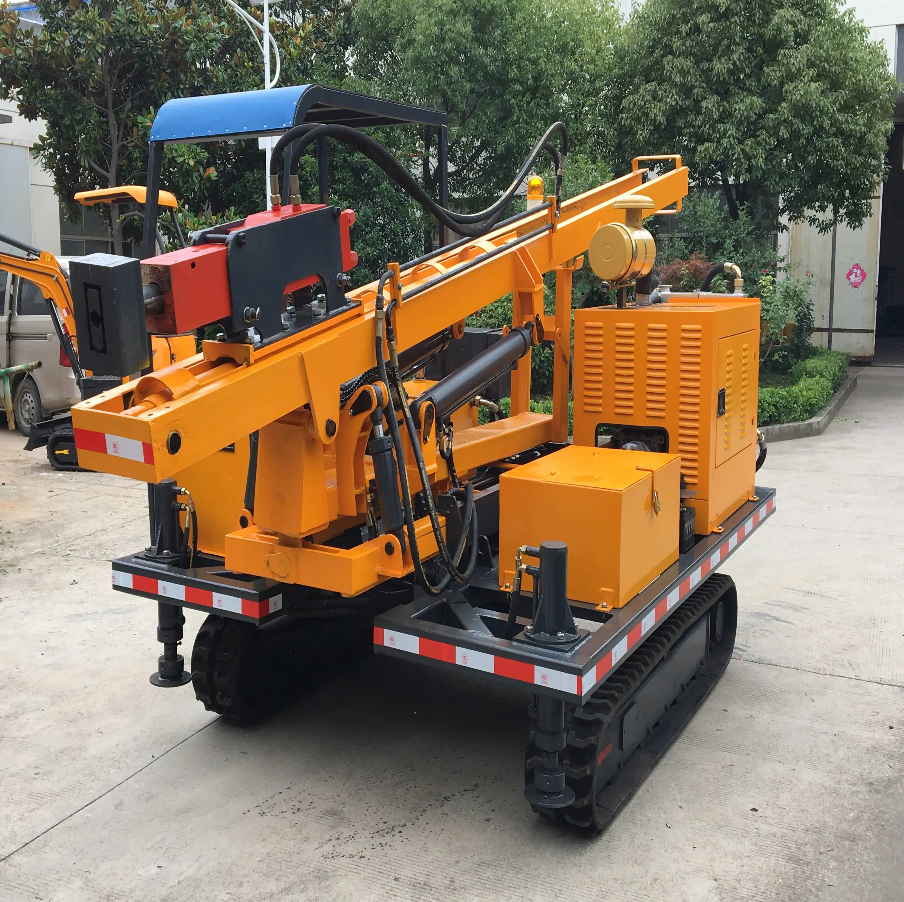 سائق كومة الزاحف الهيدروليكي لتركيب الألواح الشمسية #1