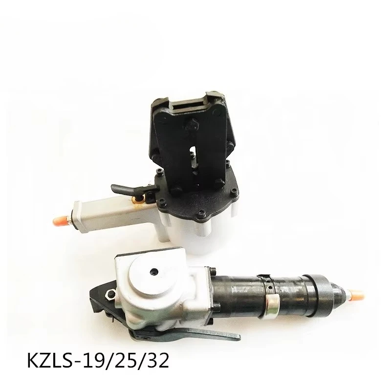 Metal Tape Strapping Machine Handheld Reinforced Steel Strapping Machine Pneumatic Steel Strapping Tool Full Set KZLS-19/25/32