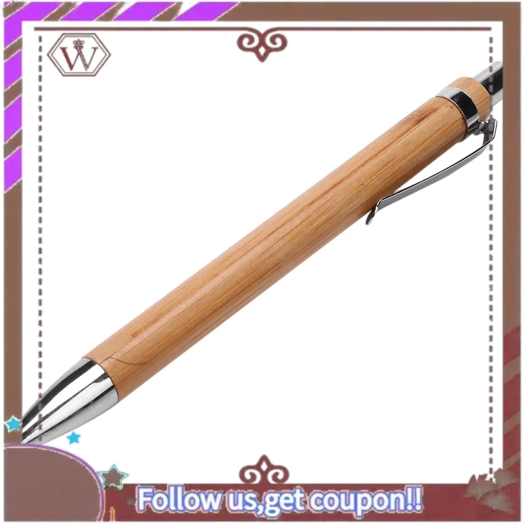 ABBG-مجموعات أقلام حبر جاف متنوعة. أداة كتابة من خشب الخيزران (90 مجموعة)