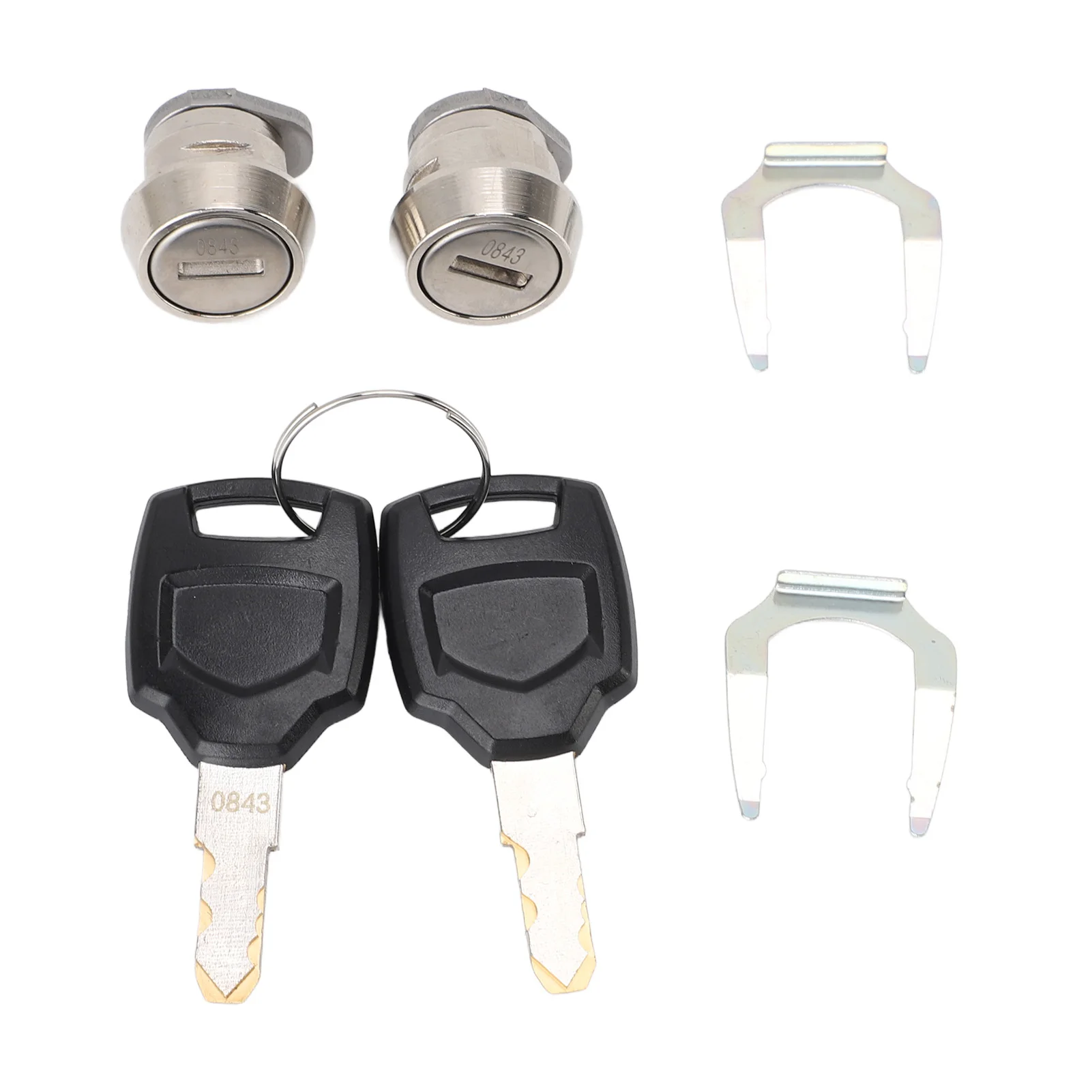 

2-х ключевой замок, универсальный штекер, подходит для мотоцикла, багажного ящика, багажного отделения, ящика для инструментов, замена аксессуаров