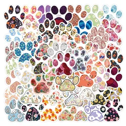 10/30/60pcs Animal Paw Flower Stickers Graffiti for DIY Scrapbooking Decor Stationery Phone Laptop Guitar Suitcase Skateboard