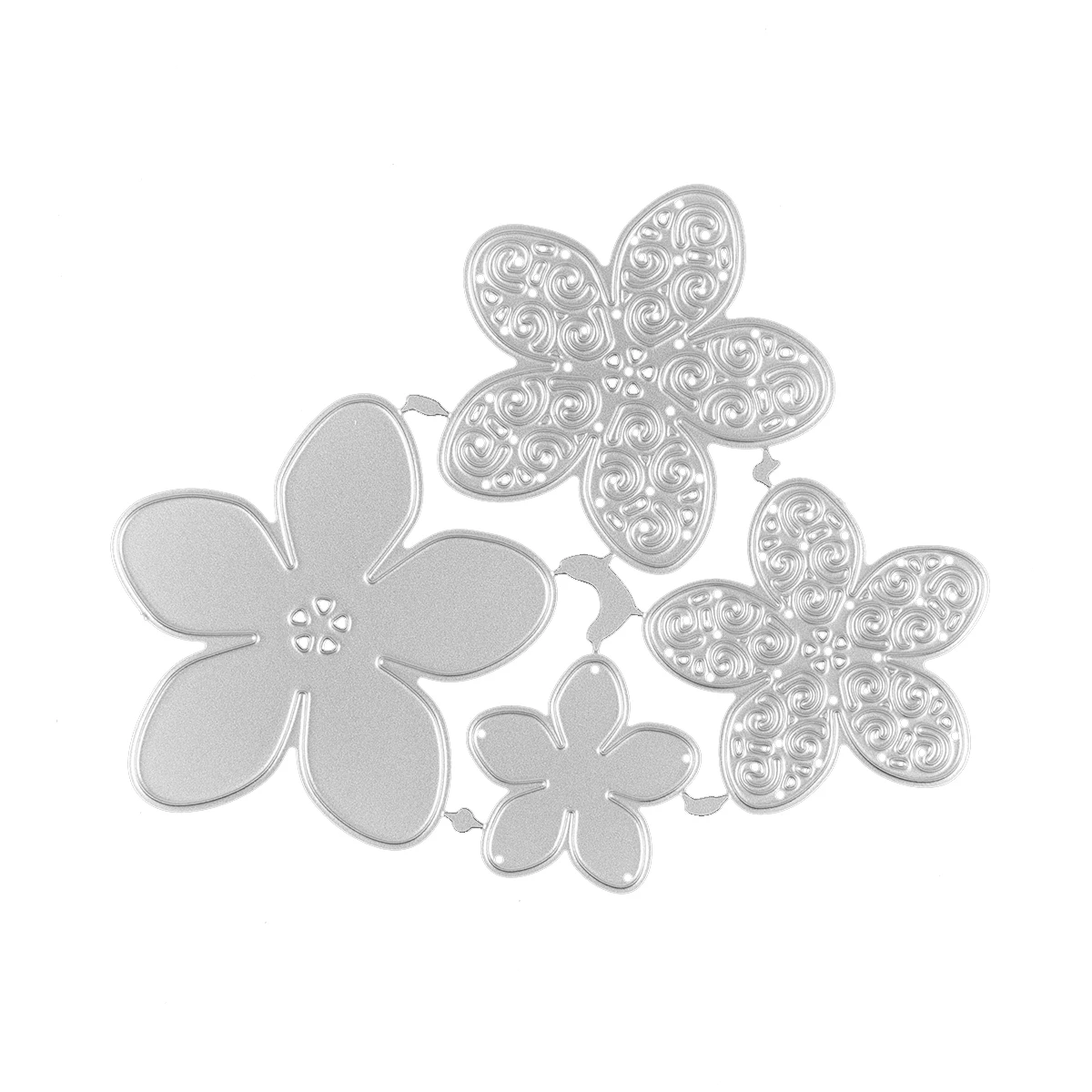 Kinds of  Flowers Rose Cherry Blossom Chrysanthemum  Metal Cutting Dies for Scrapbooking DIY Album Embossing Greeting Card